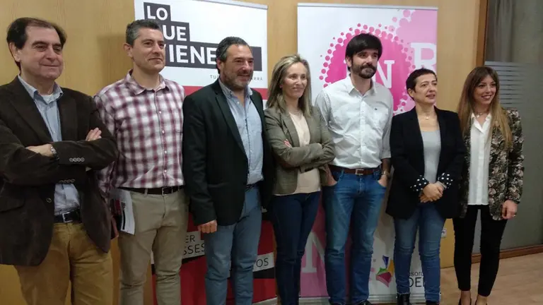 Imagen de la presentación del Festival &#39;Lo que viene&#39; en Tudela. CEDIDA