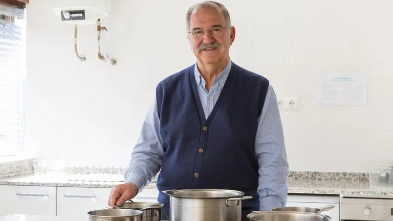 El chef Pedro Subijana imparte una clase en la Universidad de Navarra CEDIDA
