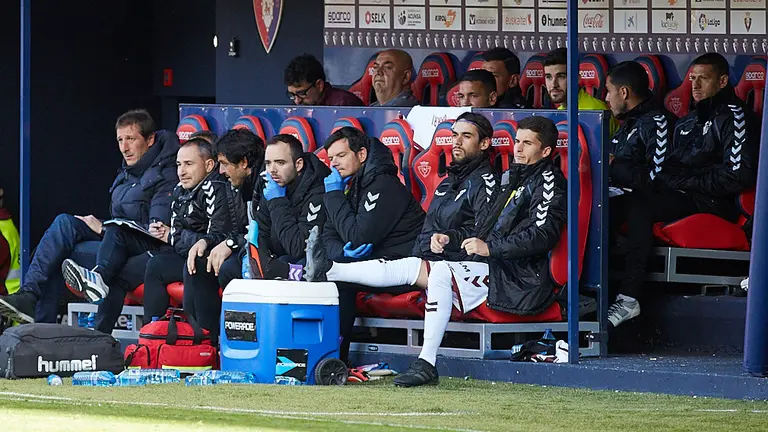 Partido de la Liga 123 entre Osasuna y Albacete disputado en El Sadar (08). IÑIGO ALZUGARAY
