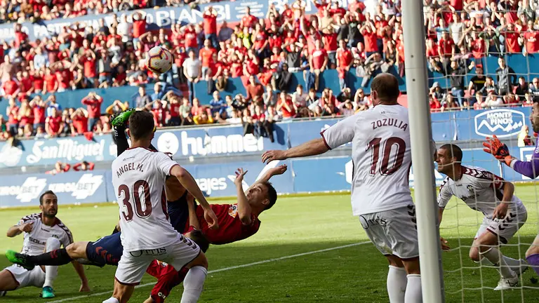 Partido de la Liga 123 entre Osasuna y Albacete disputado en El Sadar (11). IÑIGO ALZUGARAY