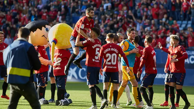 Partido de la Liga 123 entre Osasuna y Albacete disputado en El Sadar (31). IÑIGO ALZUGARAY