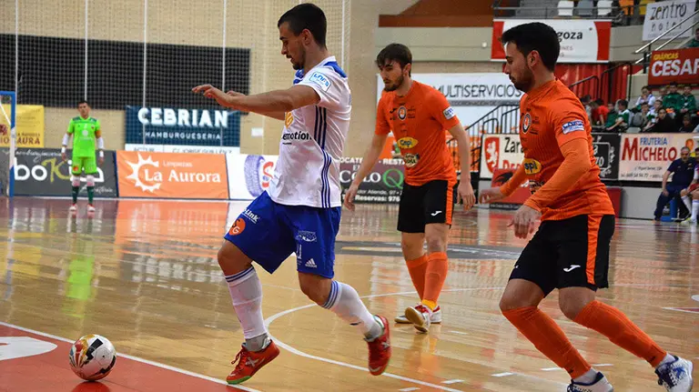 Partido Sala Zaragoza - Ribera Navarra en la capital aragonesa. Cedida.