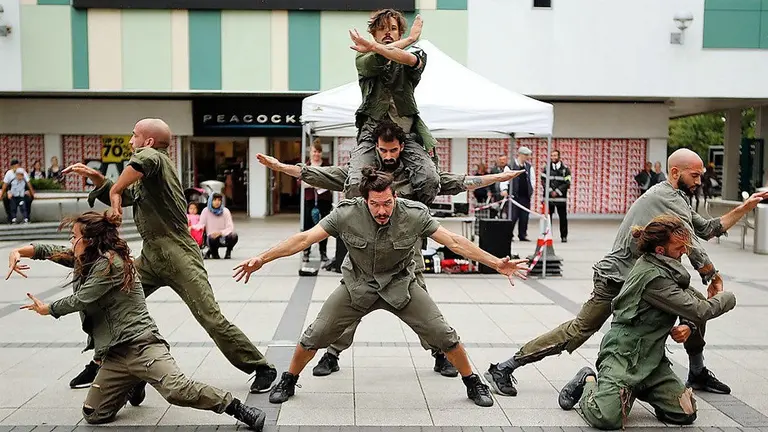 La compañía catalana Iron Skulls Co actuará como artista invitado en el festival 3Danza que se celebra en Huarte, Villava y Sarriguren en junio IMAGEN CEDIDA