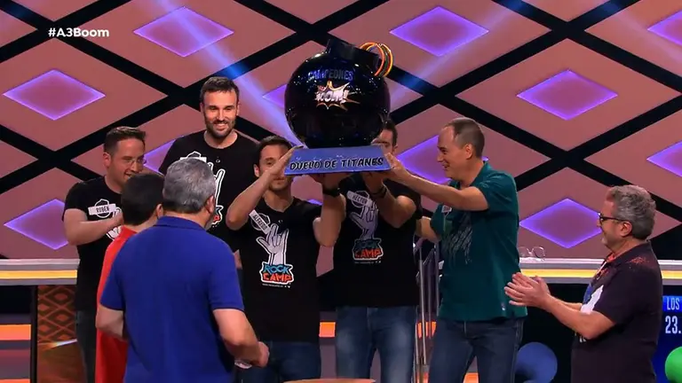 El popular equipo de Rockampers se enfrentó a Los lobos en un programa especial de Boom emitido en febrero de 2018 ANTENA 3