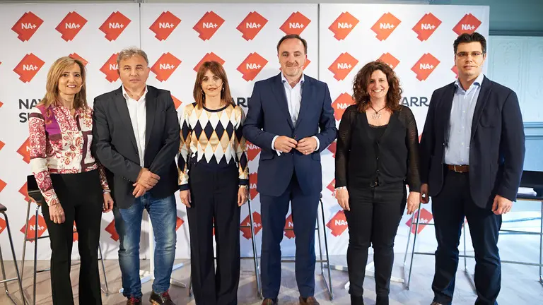 Navarra Suma presenta su programa electoral para las elecciones autonómicas del 26 de mayo de 2019. PABLO LASAOSA (1)