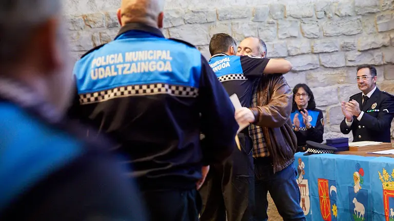 Acto conmemorativo del Día de las Policías Municipales de la Comarca de Pamplona (15). IÑIGO ALZUGARAY