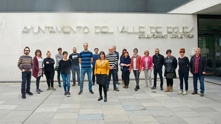 Candidatos de EH Bildu al Ayuntamiento del Valle de Egüés. CEDIDA