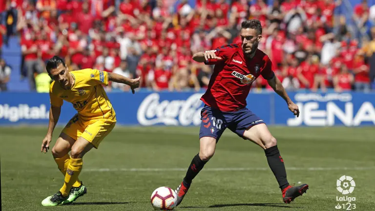 Imagen del partido entre el Alcorcón y el Osasuna en el Santo Domingo. LA LIGA123