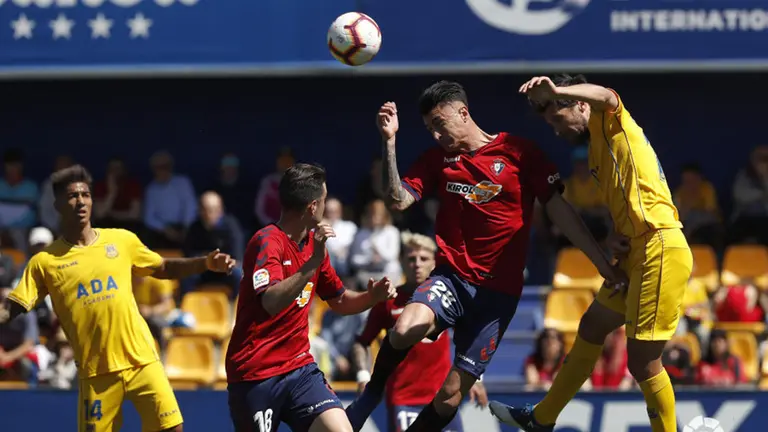 Imagen del partido entre el Alcorcón y el Osasuna en el Santo Domingo. LA LIGA123