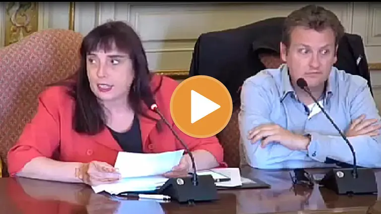 La edil de I-E en el Ayuntamiento de Tudela, Laura Abaigar