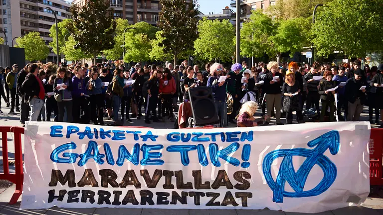 Comienzo del juicio contra el Gaztetxe Maravillas. PABLO LASAOSA 4