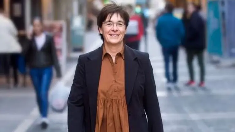 La candidata de I-E a la alcaldía de Pamplona, Edurne Eguino. CEDIDA