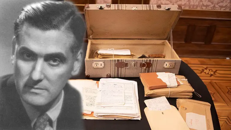 La Fundación Amado Alonso y el Gobierno de Navarra alcanzan un acuerdo para editar parte de la correspondencia del ilustre filólogo lerinés y profesor de Harvard Foto ARCHIVO GOBIERNO FORAL1