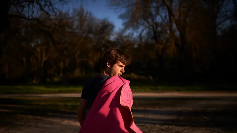 El torero navarro de Cintruénigo entrena para estar listo para la temporada taurina 2019. PABLO LASAOSA (10)