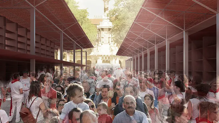 Fotomontaje de la nueva tómbola de Cáritas, prevista para estrenarse en 2020. UNAV