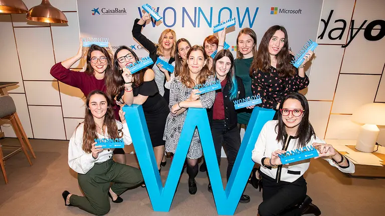 Las ganadoras de la primera edición de los Premios WonNow CEDIDA