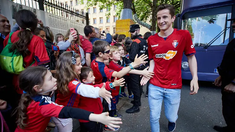 Olavide. Celebración del ascenso de Osasuna a Primera División (17). IÑIGO ALZUGARAY