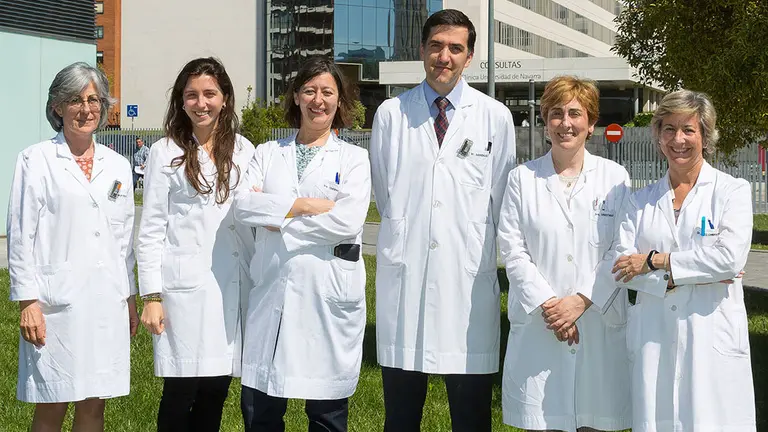 Parte del equipo de la Unidad de Epilepsia de la Clínica Universidad de Navarra CEDIDA