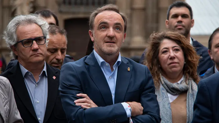 Navarra Suma, Javier Esparza y Enrique Maya. Pamplona. NOEMÍ VERA  _3