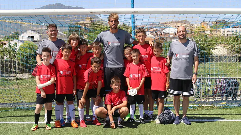 Campus de Javi Martínez en Ayegui. Cedida.