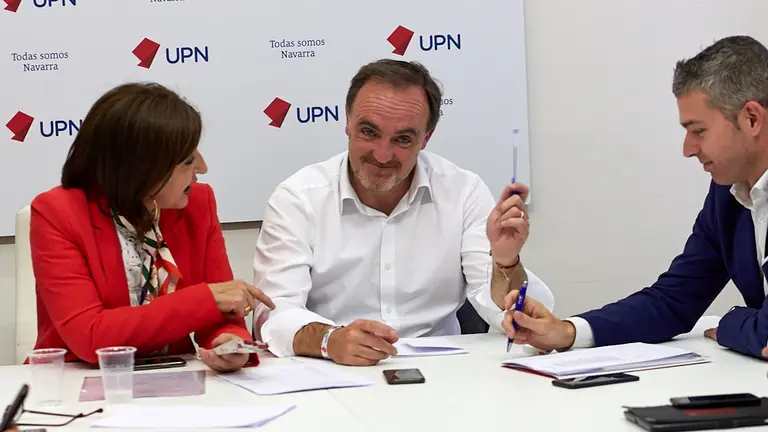 Reuni..n de la ejecutiva de UPN con la presencia del candidato de Navarra Suma a la Presidencia del Gobierno de Navarra, Javier Esparza. I..IGO ALZUGARAY