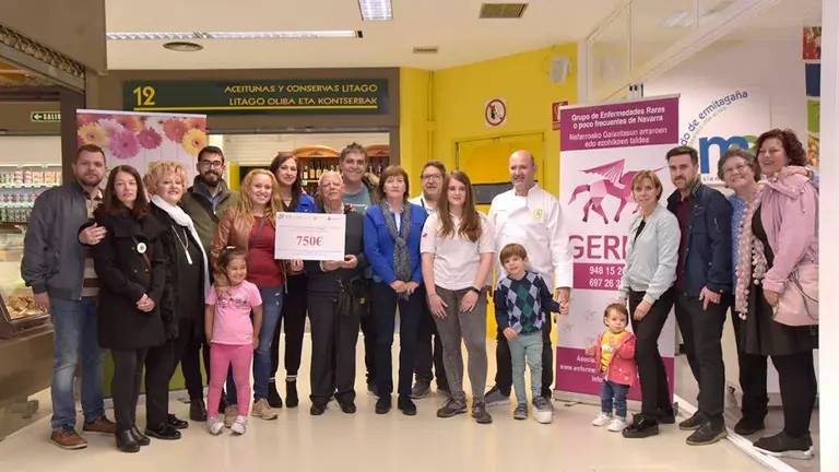 Los 750 euros recaudados en Saborea la Primavera para GERNA CEDIDA
