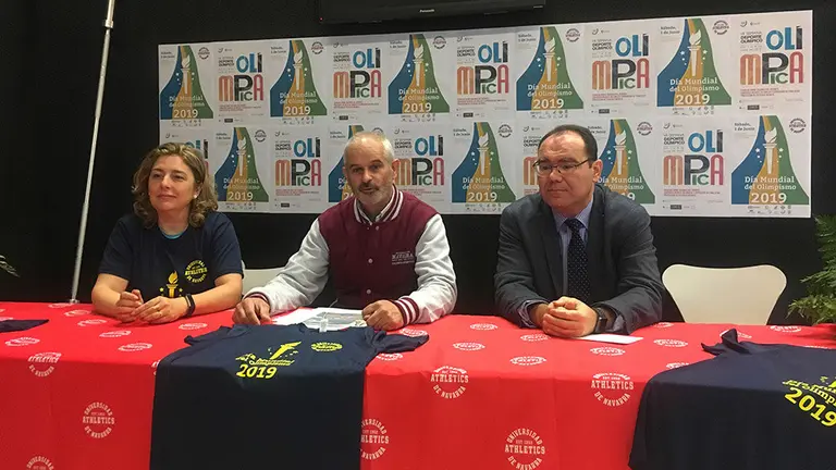 Imagen de la presentación del Día del Olimpismo. CEDIDA