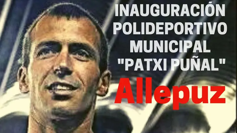 Cartel anunciador del acontecimiento en Allepuz.