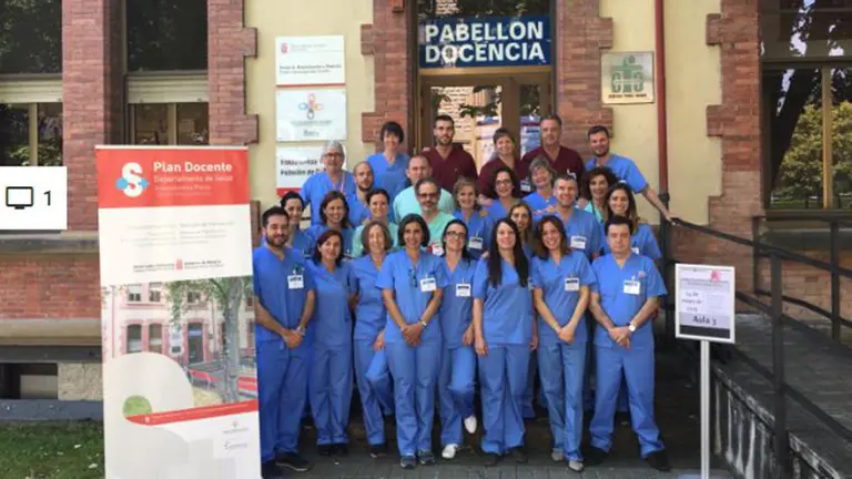 Uno de los grupos de alumnos y alumnas que se han formado en este semestre GOBIERNO DE NAVARRA