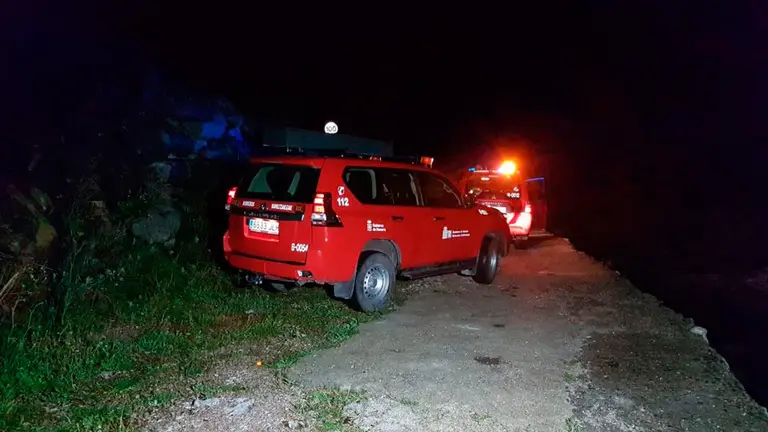 Imagen del dispositivo desplegado en Zugarramurdi para dar con el paradero de dos chicas que se había perdido. BOMBEROS DE NAVARRA
