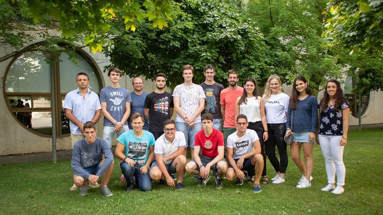 Una imagen de participantes en el programa de mentoría entre iguales el curso pasado. CEDIDO