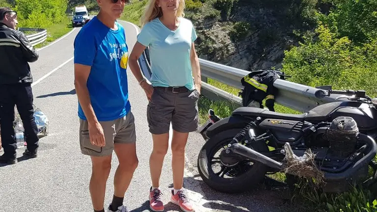 Accidente entre dos motoristas en Navascués BOMBEROS DE NAVARRA