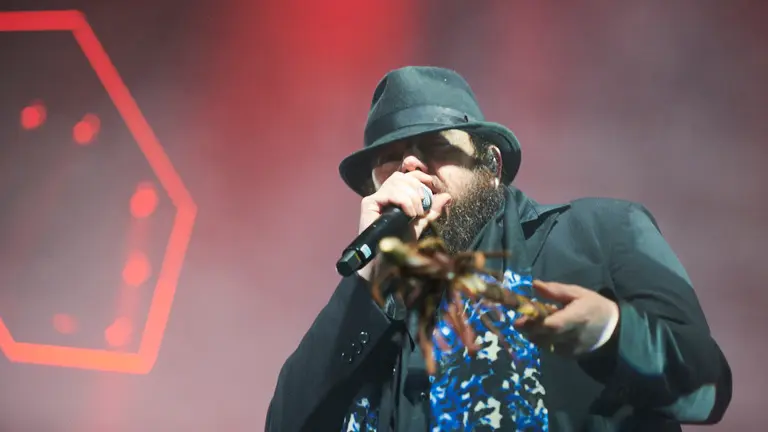 Los grupos navarros El Desván, Bocanada y Marea en concierto en la Ciudadela de Pamplona. PABLO LASAOSA 29