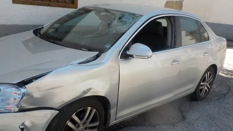 Accidente de tráfico ocurrido en Esteríbar POLICÍA FORAL