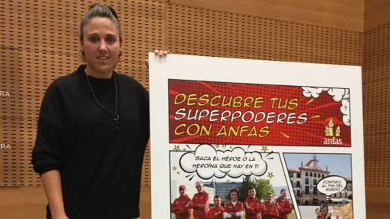 Mai Garde capitana de Osasuna una de las superheroínas de Anfas TWITTER ANFAS NAVARRA