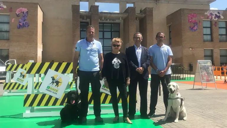 Imagen del evento de la ONCE en Pamplona. CEDIDA