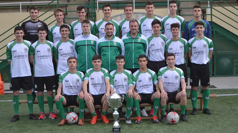 Plantilla del Oberena de Primera juvenil. Cedida.