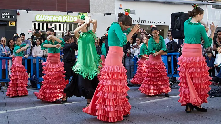 Actividades de la campaña &#39;Comercio hace ciudad&#39; en Pamplona. IÑIGO ALZUGARAY