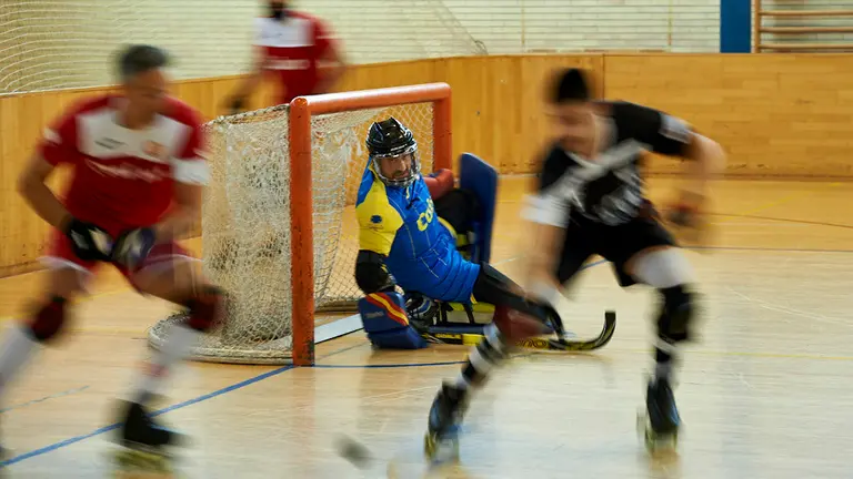 Iruña hockey patines - Escola Lubians. MIGUEL OSES
