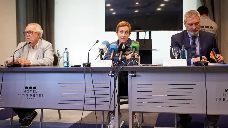 Societat Civil Catalana, Sociedad Civil Navarra, Societat Civil Balear y Societat Civil Valenciana valoran la actualidad política. INIGO ALZUGARAY