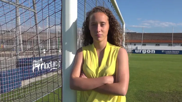 María Sampalo ya es jugadora del conjunto pamplonés. CA Osasuna.