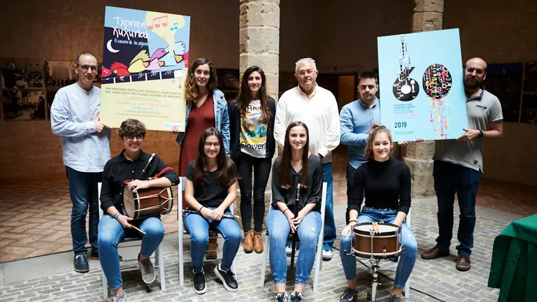 Presentación del LX Alarde de Txistularis de San Fermín y del III Alarde Txiki