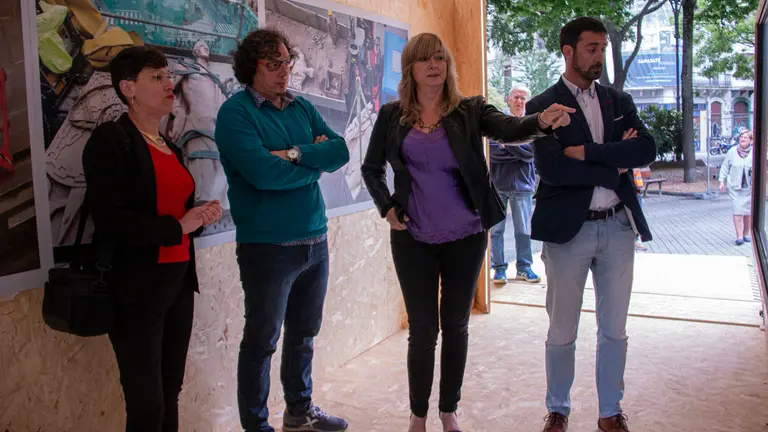 La consejera de Relaciones Ciudadanas e Institucionales en funciones, Ana Ollo, participa en la inauguración de la exposición 'Deconstruir el Franquismo.. NOEMÍ VERA  _9