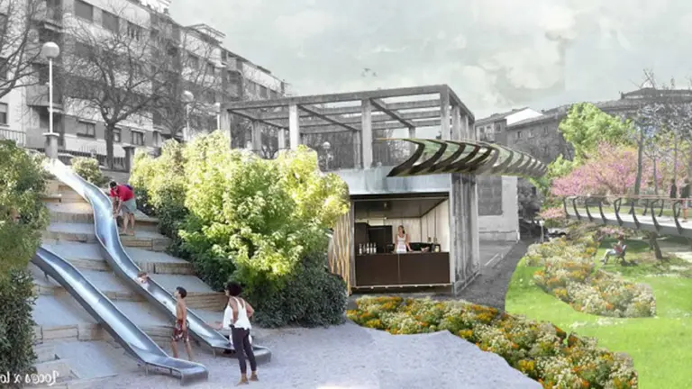 Imagen de cómo será la nueva Plaza del Búho. CEDIDA