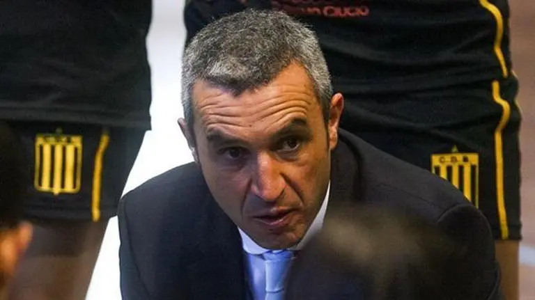 Juancho Ferreira durante un tiempo muerto. Cedida.