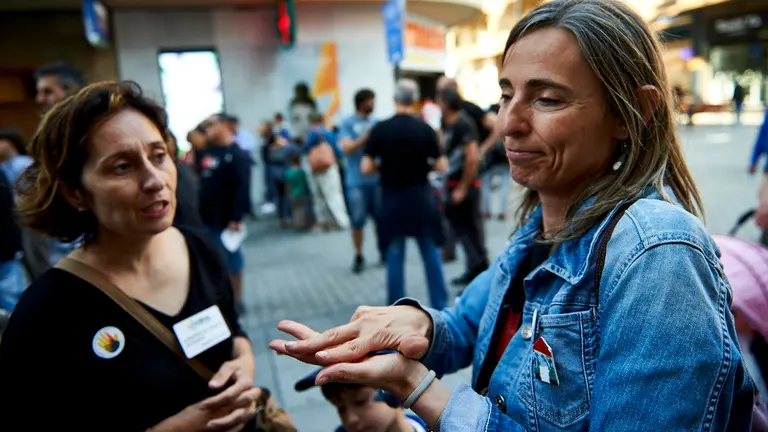 Sofía Esteban, presidenta de la asociación de personas sordas de Navarra (ASORNA). MIGUEL OSÉS
