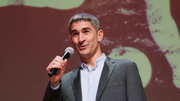 Entrega de premios de la Federación Navarra de Fútbol con especial mención al árbitro navarro Undiano Mallenco. PABLO LASAOSA 32