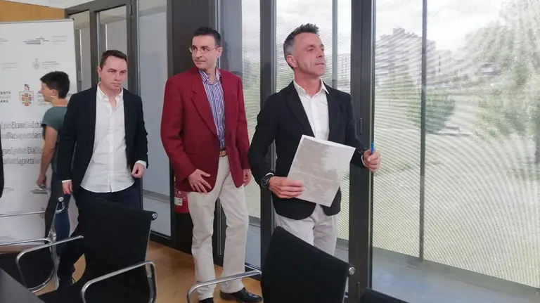 Alfonso Etxeberria (Geroa Bai), en el Ayuntamiento del Valle de Egüés EUROPA PRESS