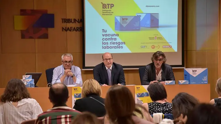 Rueda de prensa para presentar una campaña sobre el delegado territorial de prevención de riesgos laborales EUROPA PRESS