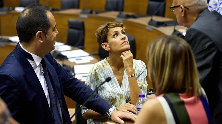 Comienzo de la X Legislatura del Parlamento de Navarra con su sesión constitutiva y la elección de la presidencia y la Mesa de la cámara. IÑIGO ALZUGARAY